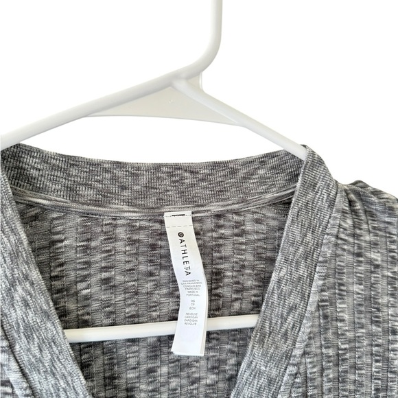 Athleta NEW Revolve Grey Ribbed Cardigan - Picture 5 of 7